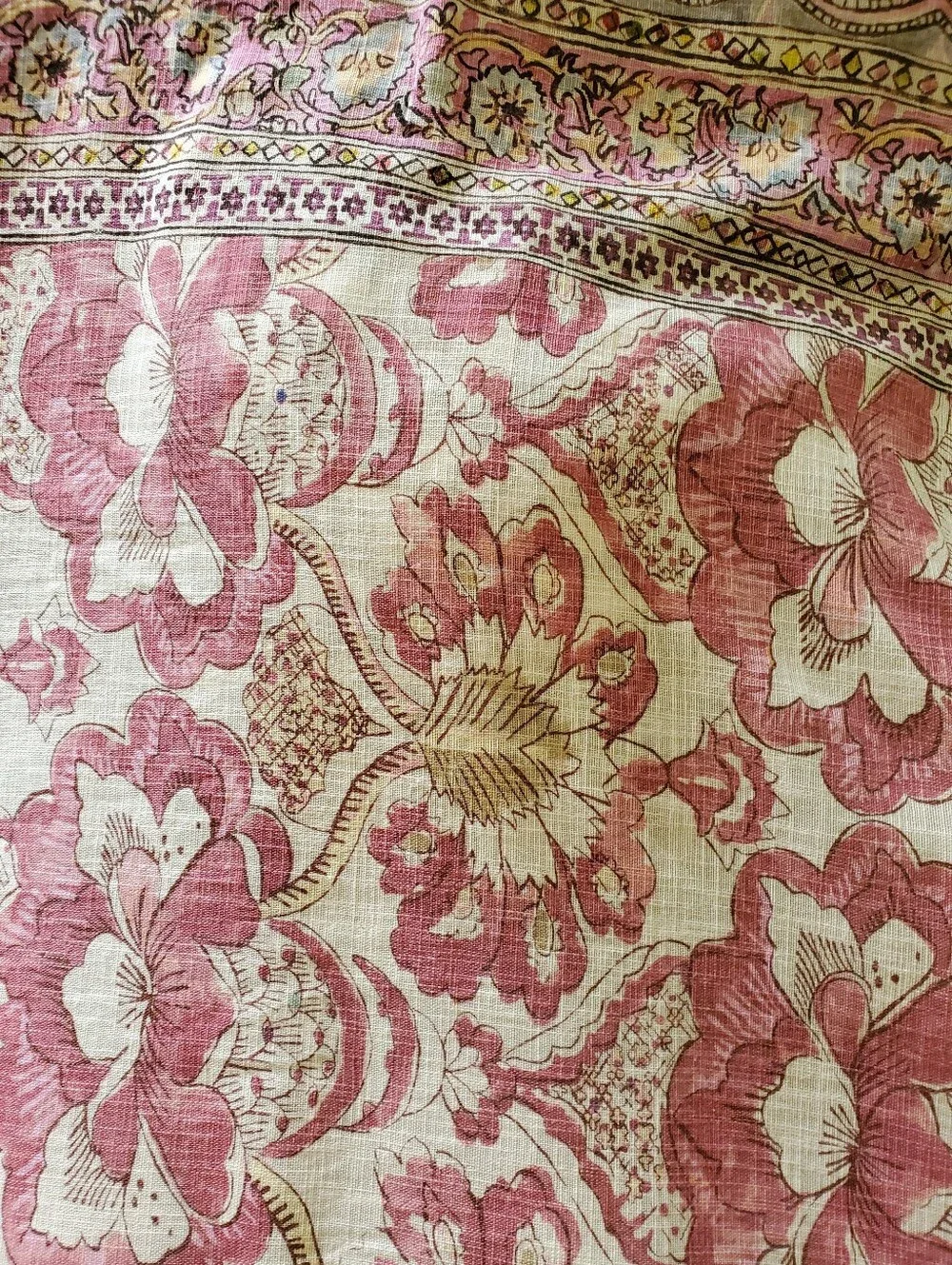 Anthropologie Zadie Curtains Panels Set of 2 96x50 Paisley Floral Boho Drapes